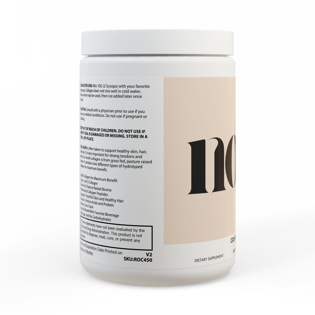 Collagen Peptides Type I & III Supplement (350g, 12.3oz)